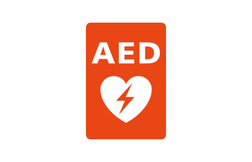 AEDシール A4 Lサイズロゴのみ 両面